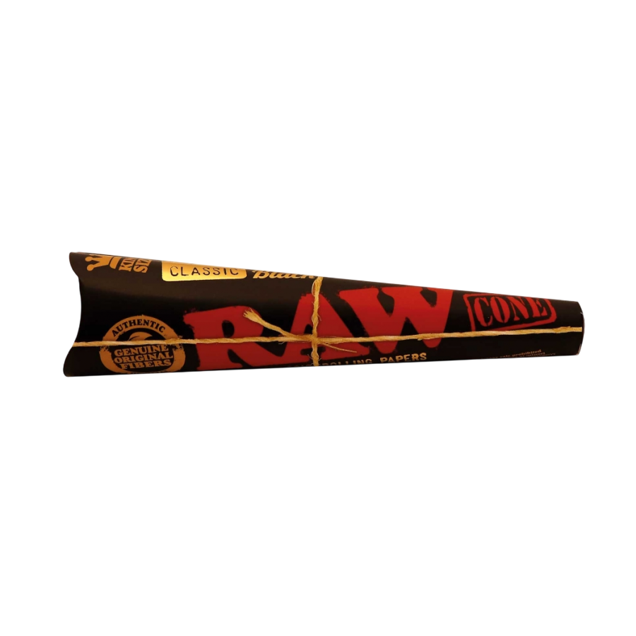 RAW | Black Pre-rolled Cones - King Size