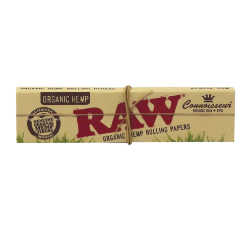 RAW | Organic Connoisseur King Size Slim Paper with Tips